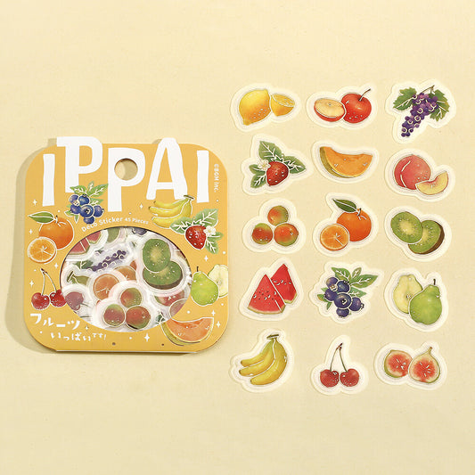 BGM Ippai Flake Stickers - Vol 5 - Full of Fruit