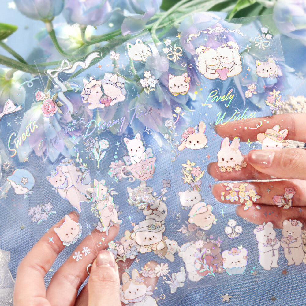 BGM Clear Stickers - Iride Vol. 4 - Fairy Tale Animals