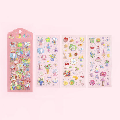 BGM Clear Stickers - Iride Vol. 4 - Adding Color to Your Life