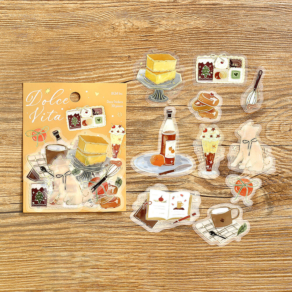 BGM - Clear Stickers - Dolce Vita - Sweet Recipes
