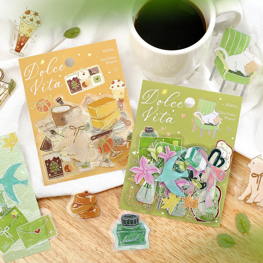 BGM - Clear Stickers - Dolce Vita - A Letter of Happiness