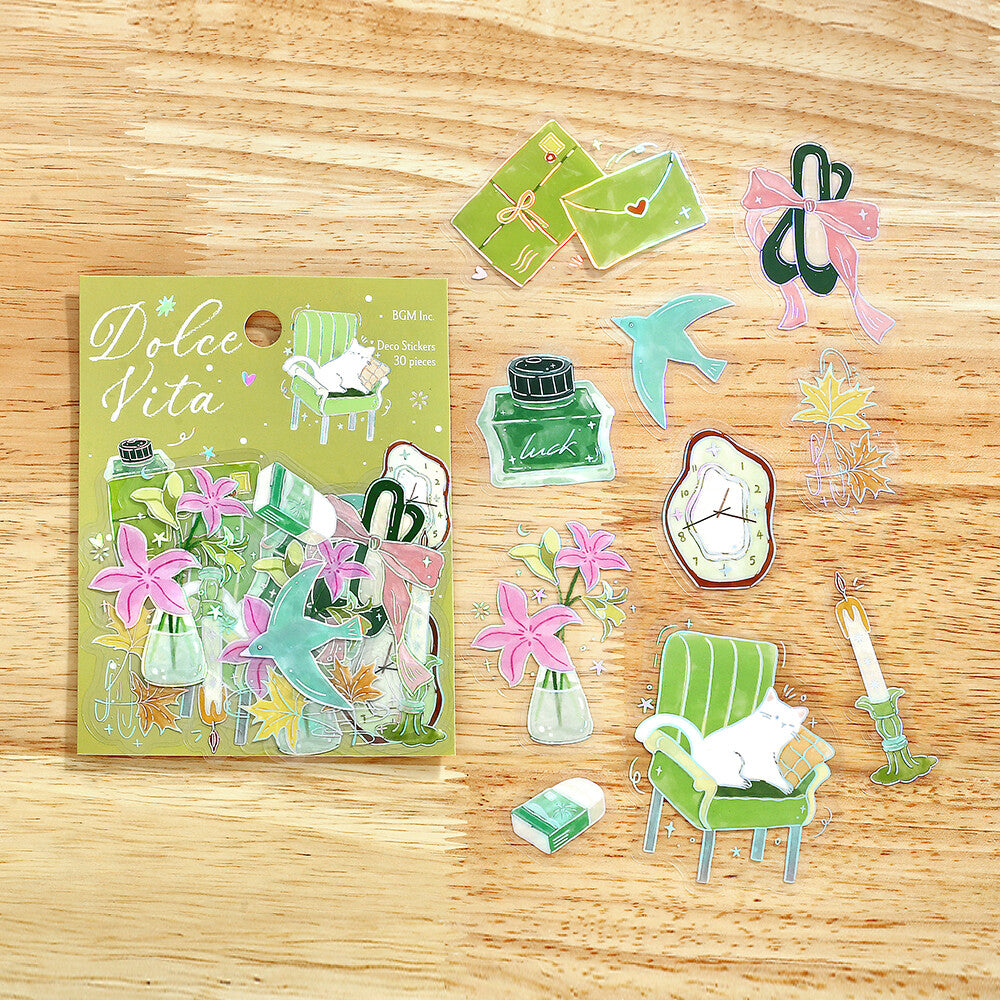 BGM - Clear Stickers - Dolce Vita - A Letter of Happiness