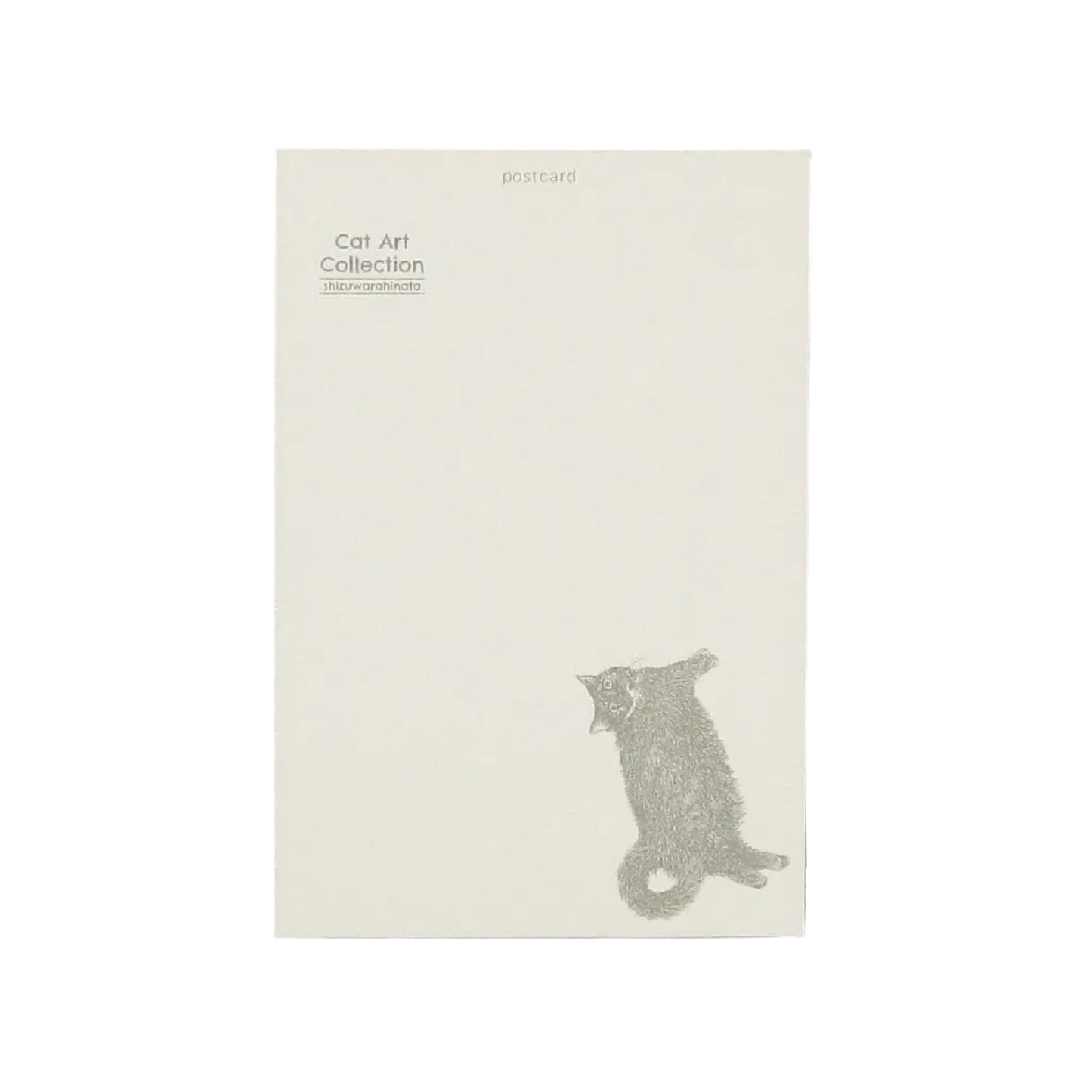ROKKAKU - Foil-stamped Postcard - Cat Art Collection - Shizuku / Droplet