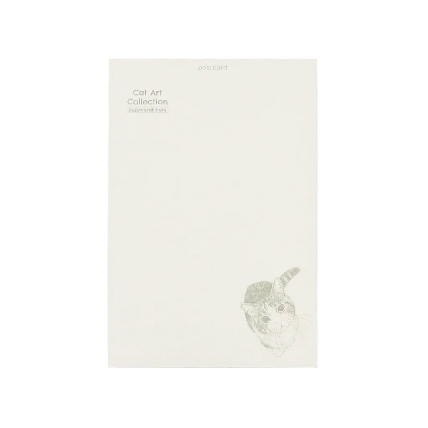 ROKKAKU - Foil-stamped Postcard - Cat Art Collection - Hinata