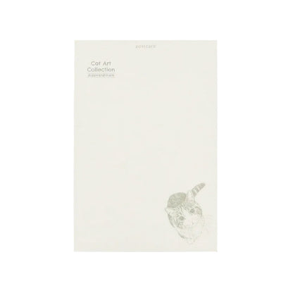 ROKKAKU - Foil-stamped Postcard - Cat Art Collection - Hinata