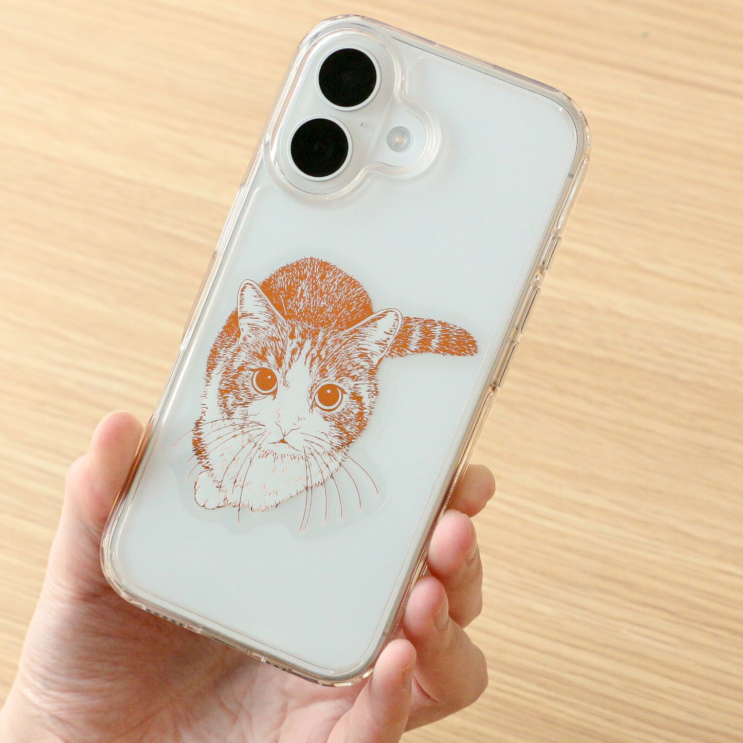 ROKKAKU - Foil-stamped Sticker - Cat Art Collection - Hinata