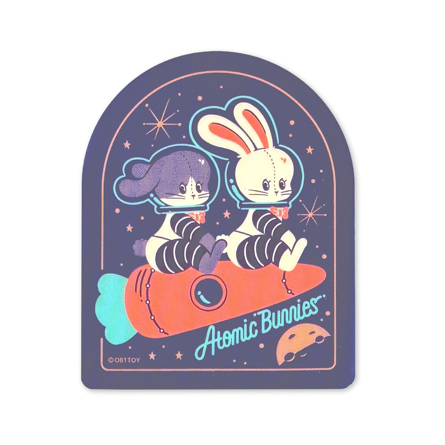 CREATORS CIRCUS x OB1TOY - Sticker - Atomic Bunnies