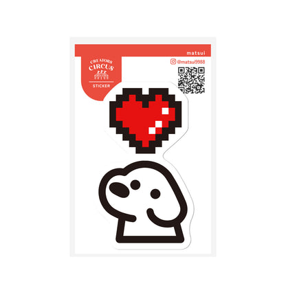 CREATORS CIRCUS x Matsui - Die-Cut Sticker - Heart