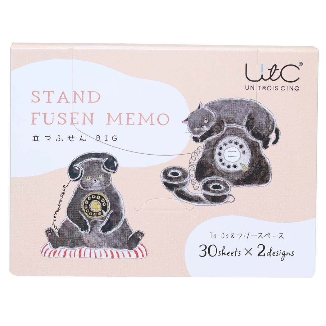 Sticky Notes Set - Tocorocomugi - Hello Black Cat Phone Kitty