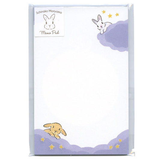 Active Corporation - Memo Pad - Schinako Moriyama - Rabbit, Sky, and Stars