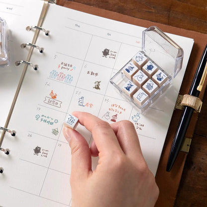 Beverly x Moomin - Rubber Stamp - Moomin Planner Stamp Set