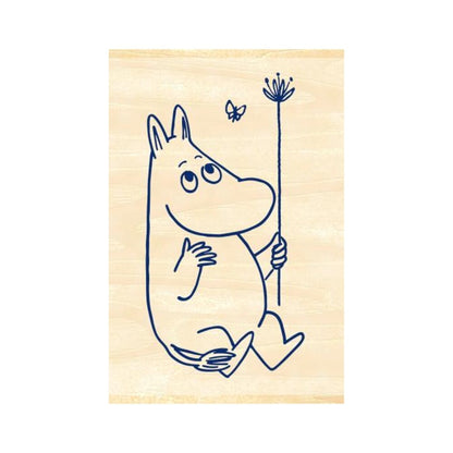 Beverly - Rubber Stamp - Moomin - Moomin and Butterfly