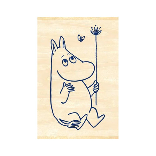 Beverly - Rubber Stamp - Moomin - Moomin and Butterfly