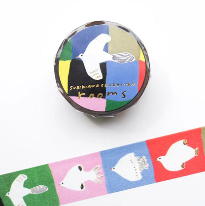 Cozyca - Foil-Stamped Washi Tape - Subikiawa - Rooms