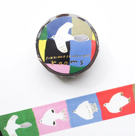 Cozyca - Foil-Stamped Washi Tape - Subikiawa - Rooms