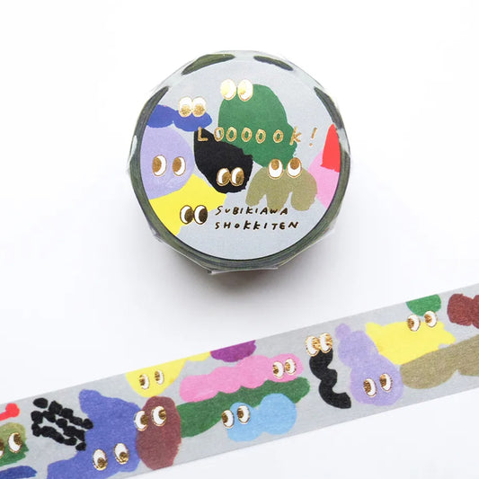 Cozyca - Foil-Stamped Washi Tape - Subikiawa - LOOOOOK!