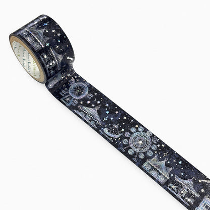 SEAL-DO Shinzi Katoh - 27mm Sparkling Washi Tape - Nighttime Amusement Park