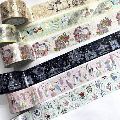 SEAL-DO Shinzi Katoh - 27mm Sparkling Washi Tape - Afternoon Tea
