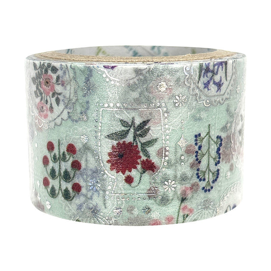 SEAL-DO Shinzi Katoh - 27mm Sparkling Washi Tape - Botanical