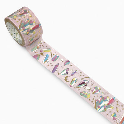 SEAL-DO Shinzi Katoh - 27mm Sparkling Washi Tape - Celestial Bodies and Minerals