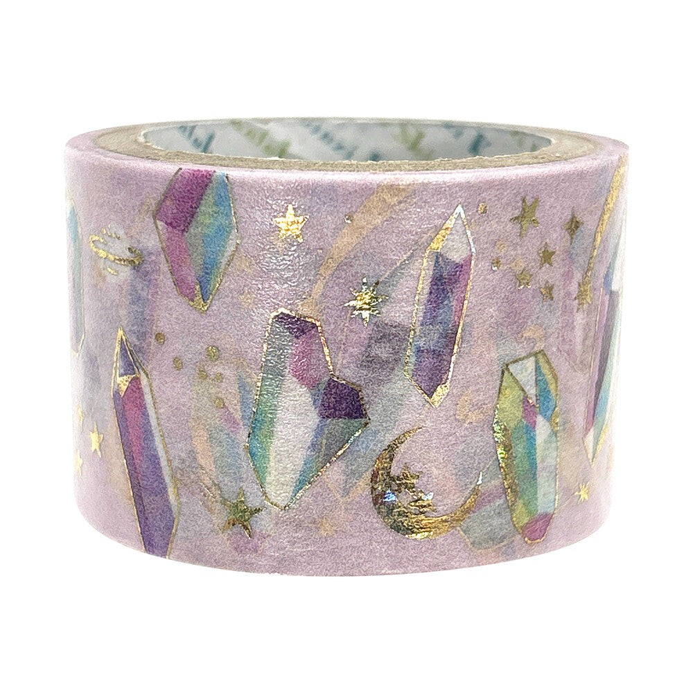 SEAL-DO Shinzi Katoh - 27mm Sparkling Washi Tape - Celestial Bodies and Minerals