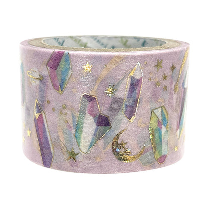 SEAL-DO Shinzi Katoh - 27mm Sparkling Washi Tape - Celestial Bodies and Minerals