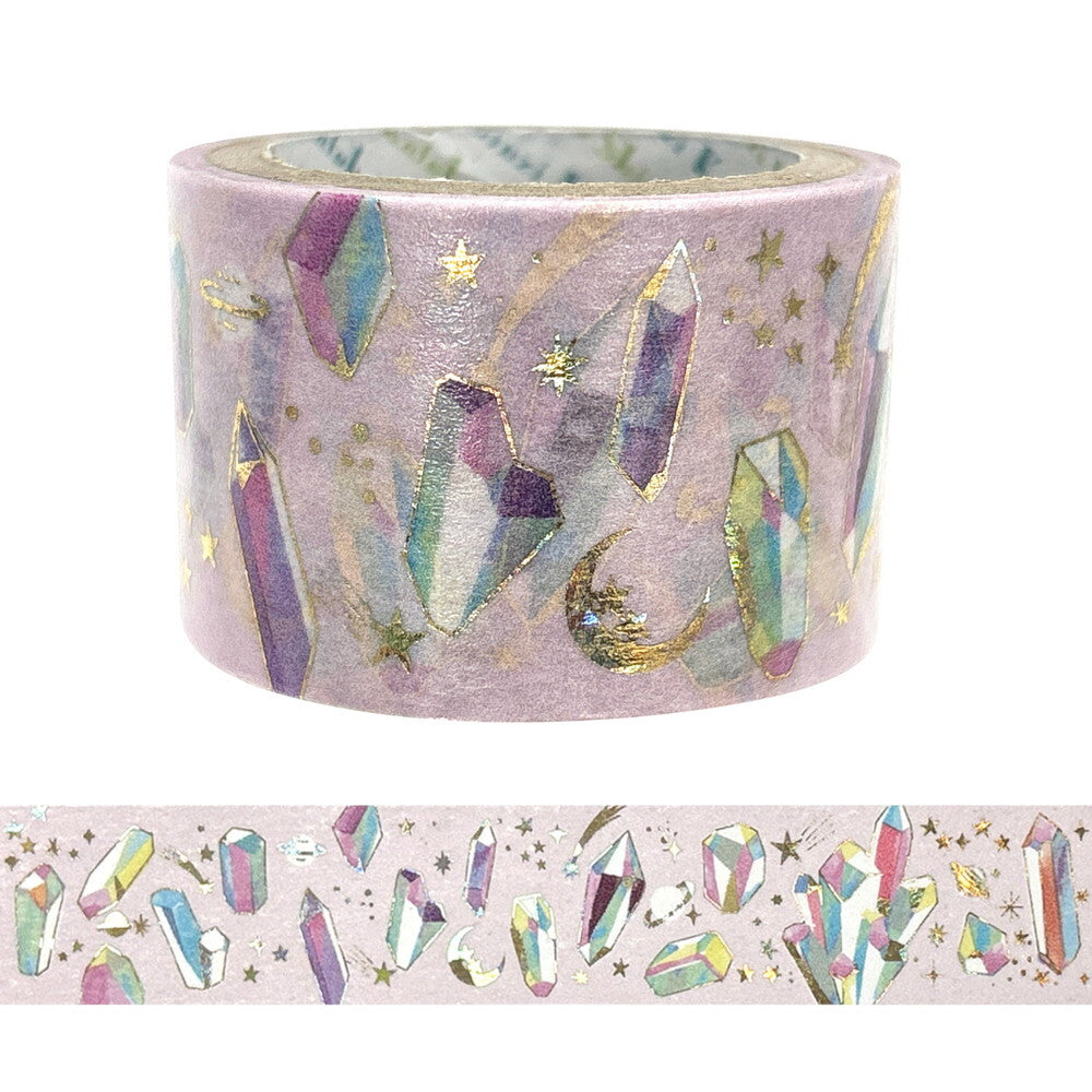 SEAL-DO Shinzi Katoh - 27mm Sparkling Washi Tape - Celestial Bodies and Minerals
