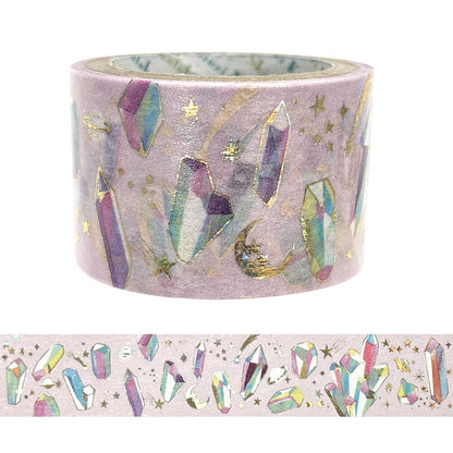 SEAL-DO Shinzi Katoh - 27mm Sparkling Washi Tape - Celestial Bodies and Minerals