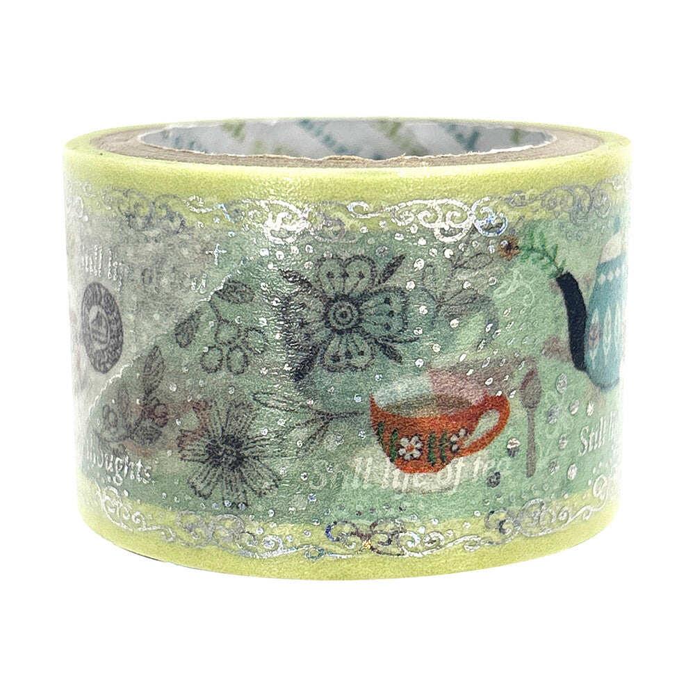 SEAL-DO Shinzi Katoh - 27mm Sparkling Washi Tape - Afternoon Tea