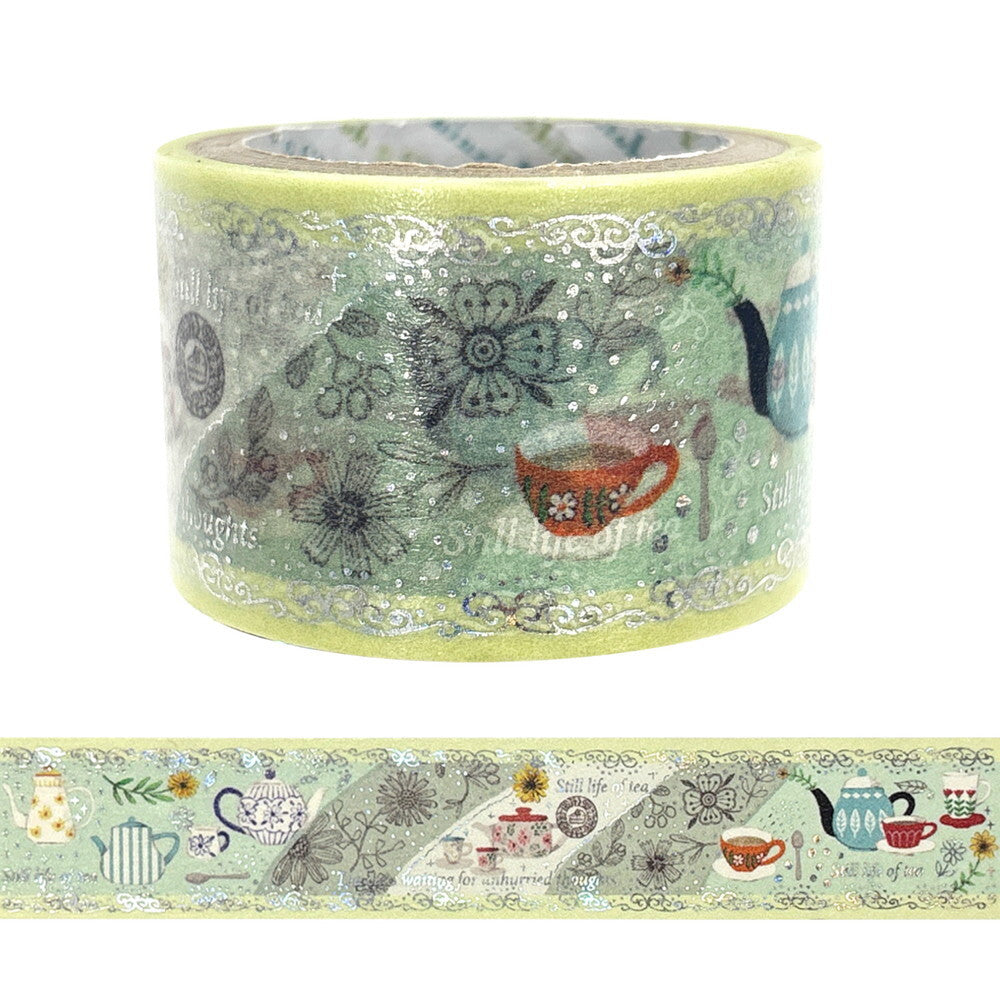 SEAL-DO Shinzi Katoh - 27mm Sparkling Washi Tape - Afternoon Tea