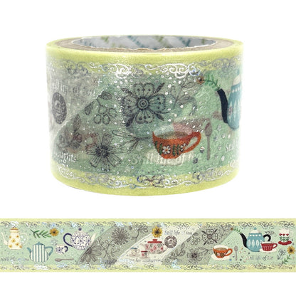 SEAL-DO Shinzi Katoh - 27mm Sparkling Washi Tape - Afternoon Tea