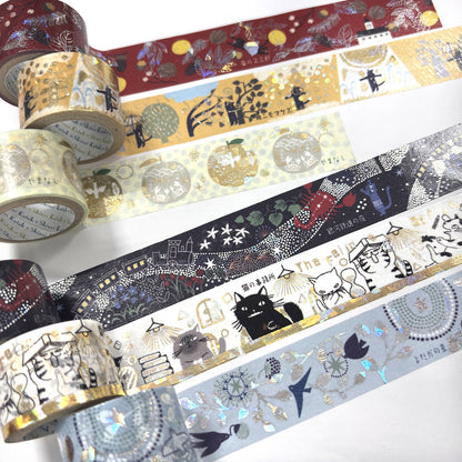 SEAL-DO Shinzi Katoh - 27mm Sparkling Washi Tape - Ame ni mo Makezu 2 (Be Not Defeated by the Rain)