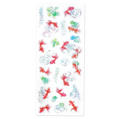 Active Corporation - Summer Limited - 3D Drop Stickers - Goldfish