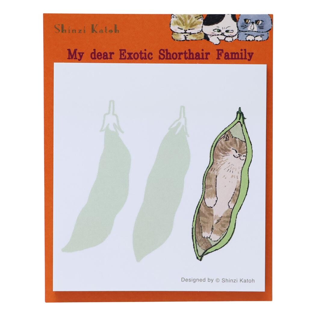 Shinzi Katoh - Sticky Notes - My Dear Exotic Shorthair Cat Family - Funny Cats