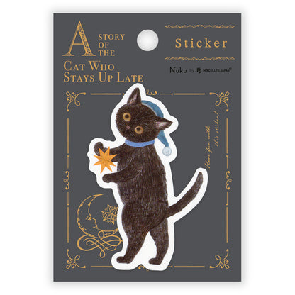 Ressa Panda Books Series - Die-Cut Sticker - A Story of the Cat Who Stays Up Late