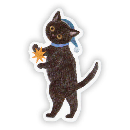 Ressa Panda Books Series - Die-Cut Sticker - A Story of the Cat Who Stays Up Late