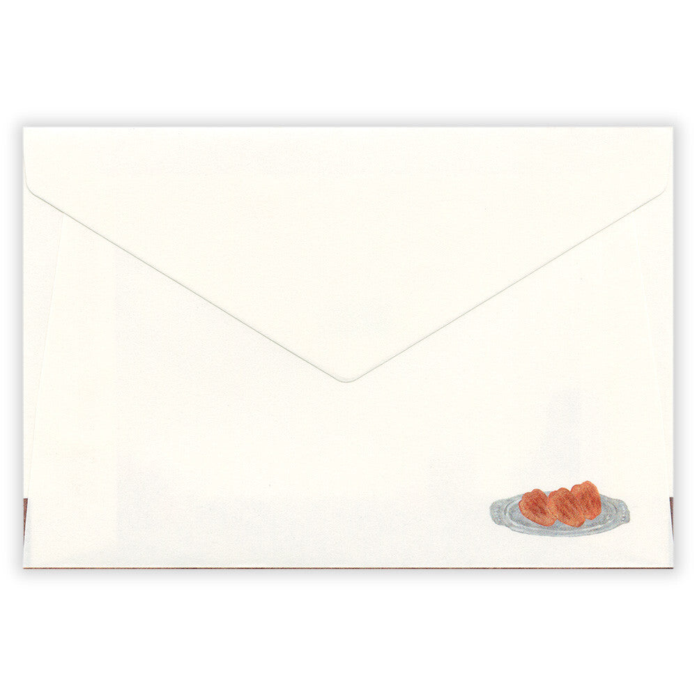 Ressa Panda Books Series - Illustrated Envelopes - A Sea Otter and Shell Madeleines