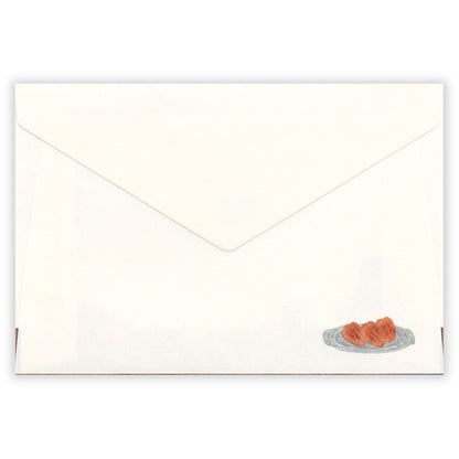 Ressa Panda Books Series - Illustrated Envelopes - A Sea Otter and Shell Madeleines