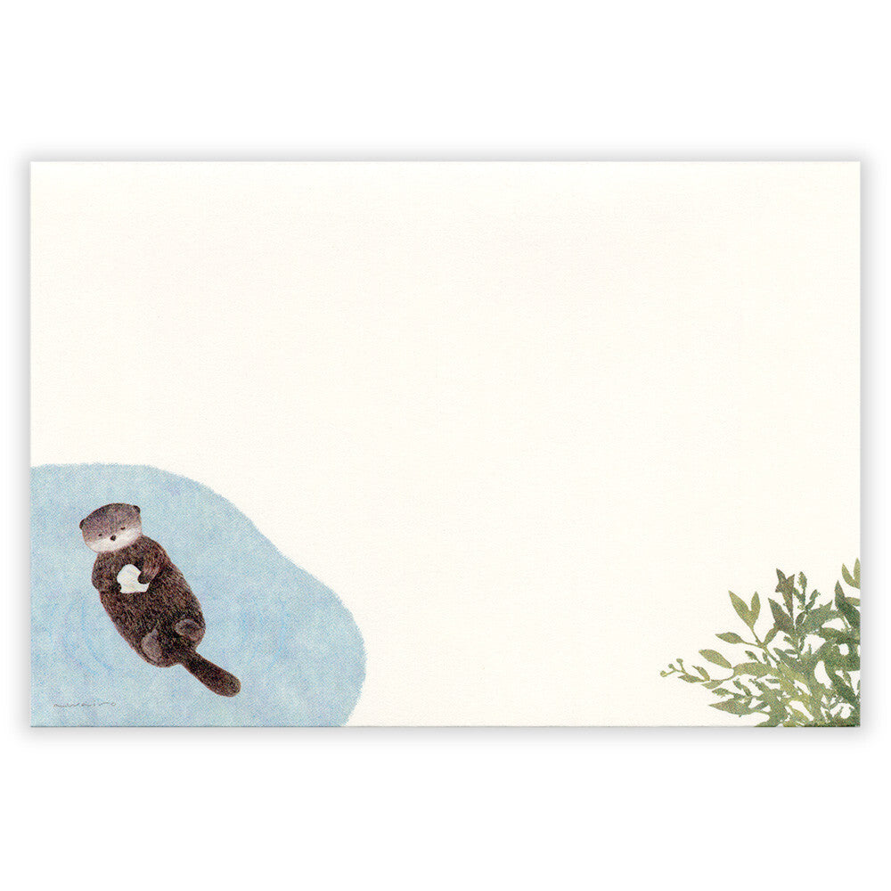 Ressa Panda Books Series - Illustrated Envelopes - A Sea Otter and Shell Madeleines