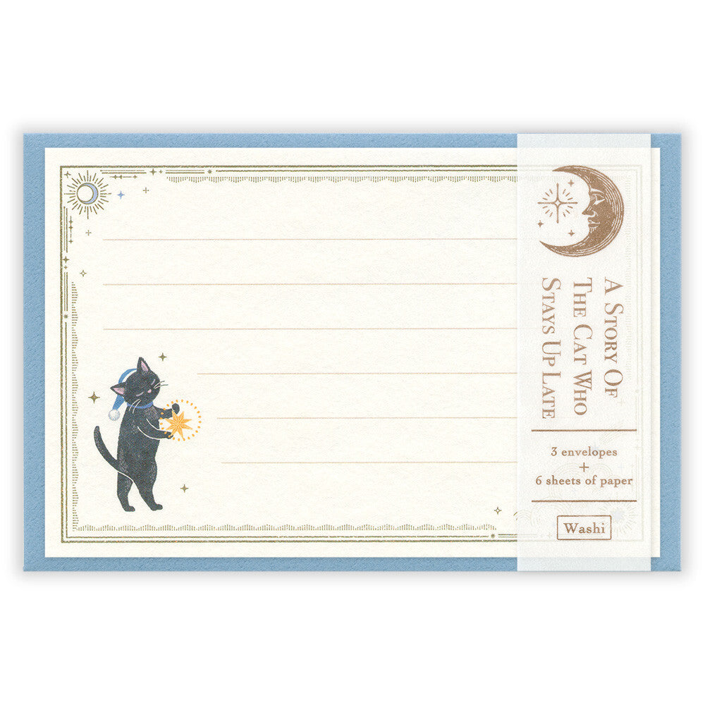Ressa Panda Books Series - Mini Letter Set - A Story of the Cat Who Stays Up Late