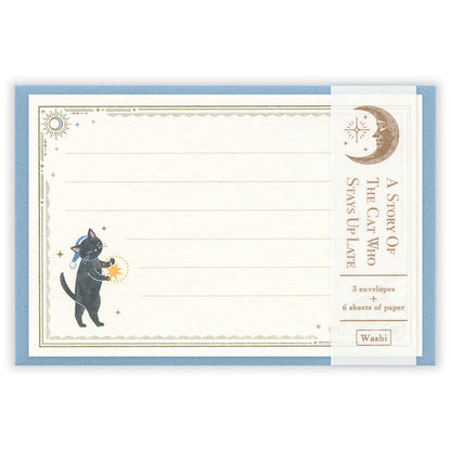 Ressa Panda Books Series - Mini Letter Set - A Story of the Cat Who Stays Up Late
