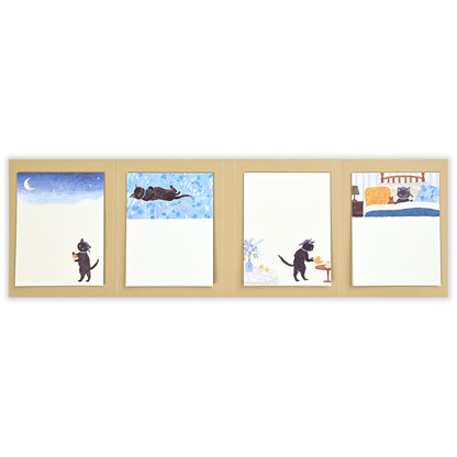 Ressa Panda Books Series - Sticky Note Folio - A Story of the Cat Who Stays Up Late
