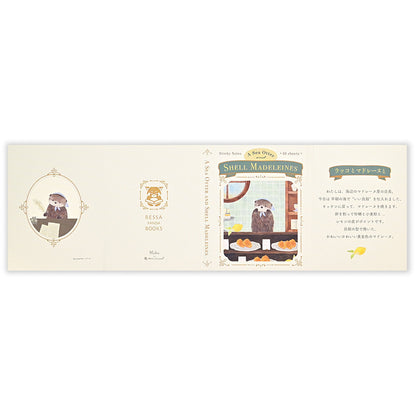 Ressa Panda Books Series - Sticky Note Folio - A Sea Otter and Shell Madeleines