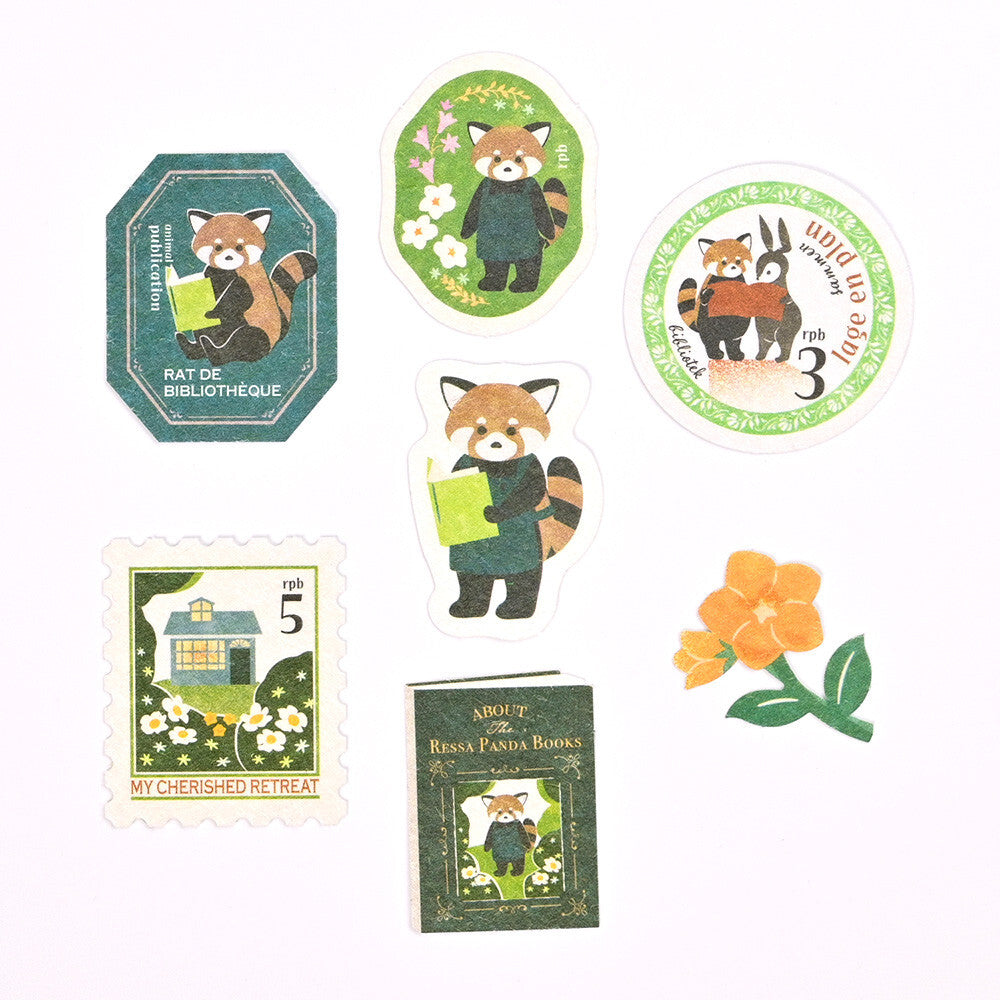 Ressa Panda Books Series - Flake Stickers - About the Ressa Panda Books