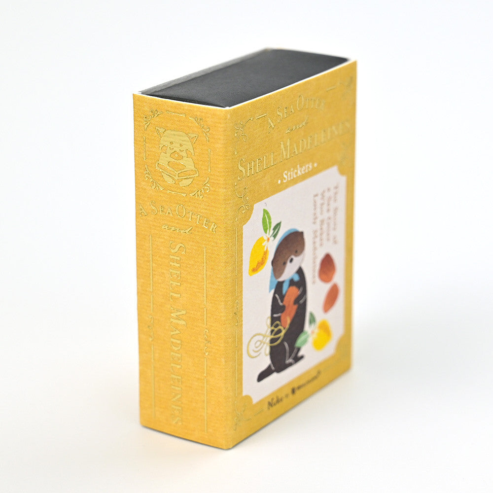 Ressa Panda Books Series - Flake Stickers - A Sea Otter and Shell Madeleines