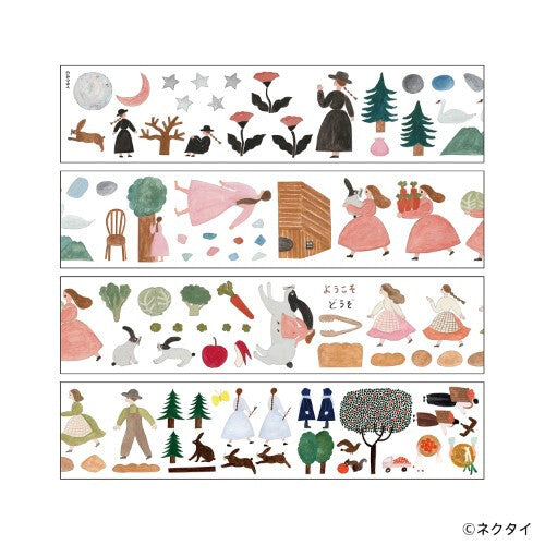 Komamono Lab x Necktie - Clear Sticker Tape Roll