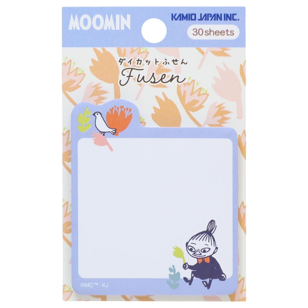 Kamio Japan - Moomin Die-Cut Sticky Notes - Little My and Bird