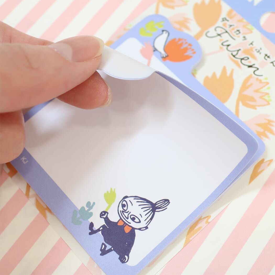 Kamio Japan - Moomin Die-Cut Sticky Notes - Little My and Bird
