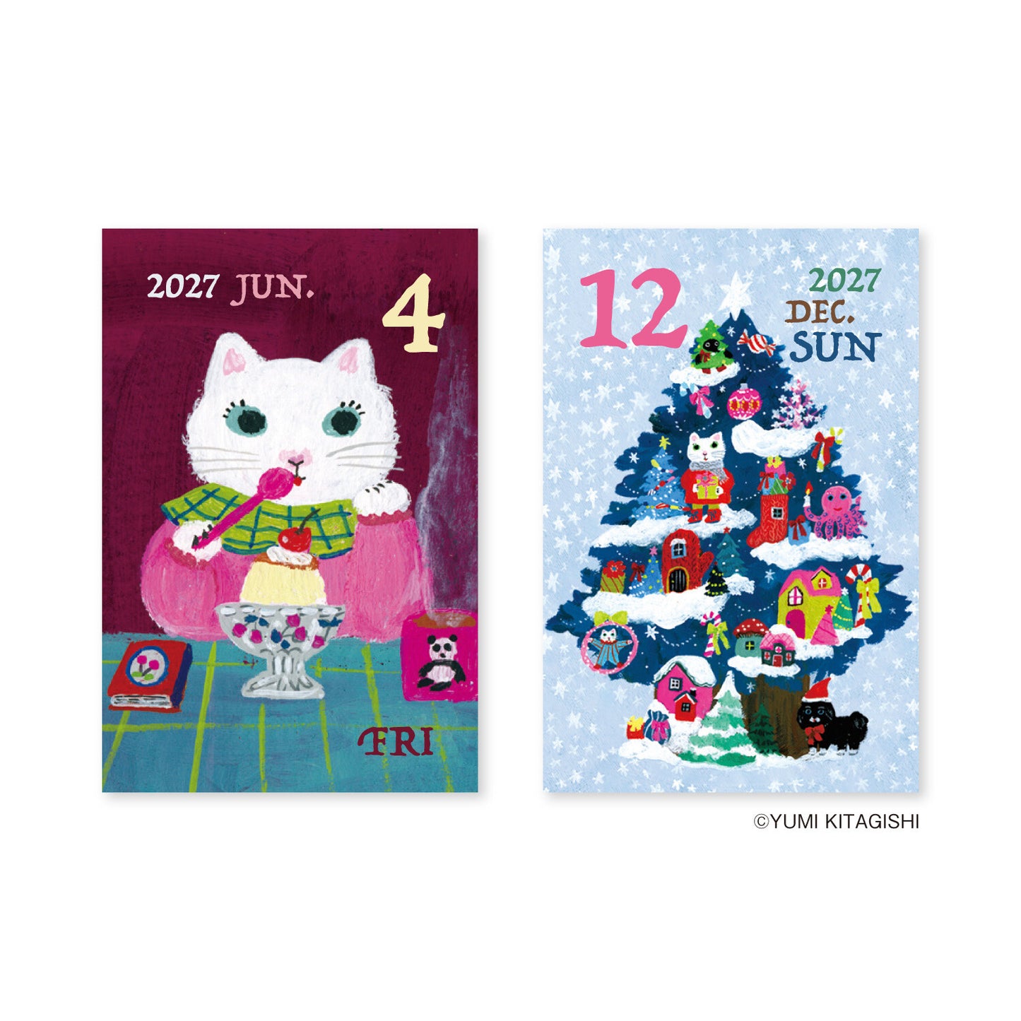 Yumi Kitagishi x Shinnippon Calendar - 2027 Mini Daily Calendar