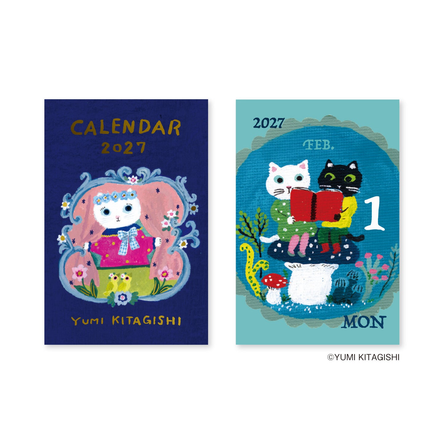 Yumi Kitagishi x Shinnippon Calendar - 2027 Mini Daily Calendar
